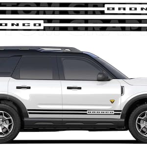 2 colori Nuovo esclusivo Sport Sticker Decal Sportello laterale per Bronco