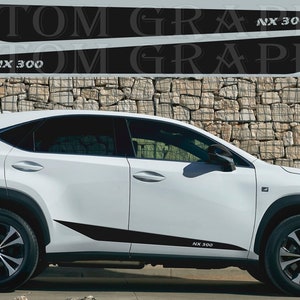 2 colori Nuovo esclusivo Sport Sticker Decal Sportello laterale per Lexus NX