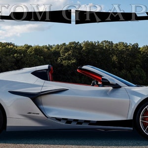 2 colori Nuovo esclusivo Sport Sticker Decal Sportello laterale per Corvette Z06 2023