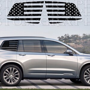 American Flag Decal Graphic Sticker Door Sport Stripe Kit Compatible with XT6