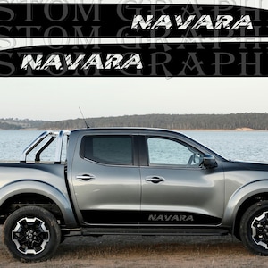 2 colori Nuovo esclusivo Sport Sticker Decal Sportello laterale per Nissan Navara Double Cab Pro-4x