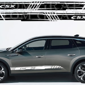 2 colori Nuovo esclusivo Sport Sticker Decal Sportello laterale per Citroen C5 X 2022