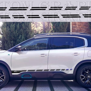 2 colori Nuovo esclusivo Sport Sticker Decal Sportello laterale per Citroen C5 Aircross Hybrid 2020
