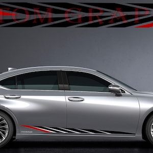 2 colori Nuovo esclusivo Sport Sticker Decal Sportello laterale per Lexus ES