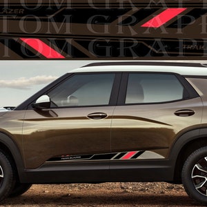 2 colori Nuovo esclusivo Sport Sticker Decal Sportello laterale per Chevrolet Trailblazer