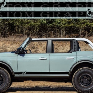 2 colori Nuovo esclusivo Sport Sticker Decal Sportello laterale per Bronco