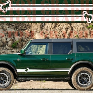 2 colori Nuovo esclusivo Sport Sticker Decal Sportello laterale per Bronco