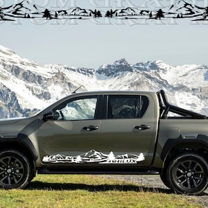 2 colori Nuovo esclusivo Sport Sticker Decal Sportello laterale per Toyota Hilux 2023