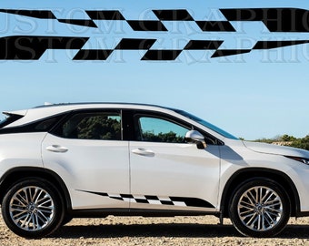 Lexus RX 350 Side Door Stripe Vinyl Decal Kit - Etsy