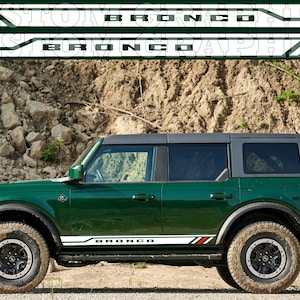 2 colori Nuovo esclusivo Sport Sticker Decal Sportello laterale per Bronco