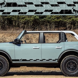 Ford Bronco Wildtrak Side Door Stripe Decal