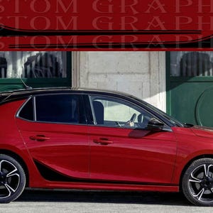 2 colori Nuovo esclusivo Sport Sticker Decal Sportello laterale per Opel Astra