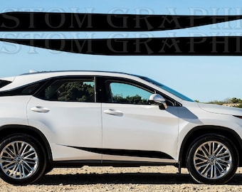 Lexus RX 350 Side Door Stripe Vinyl Decal Kit
