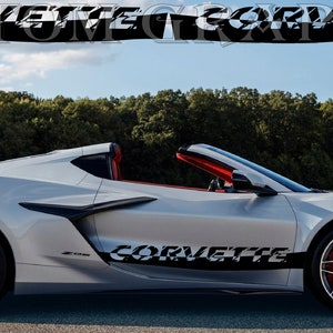 2 colori Nuovo esclusivo Sport Sticker Decal Sportello laterale per Corvette Z06 2023