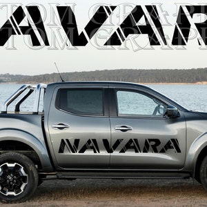 2 colori Nuovo esclusivo Sport Sticker Decal Sportello laterale per Nissan Navara Double Cab Pro-4x