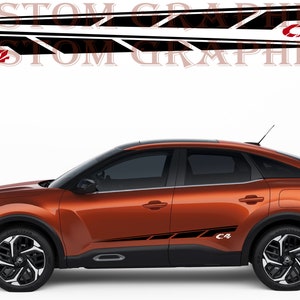 2 colori Nuovo esclusivo Sport Sticker Decal Sportello laterale per Citroen C4