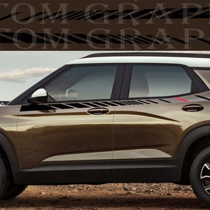 Chevrolet Trailblazer Side Door Stripe Vinyl Decal 2021-2024