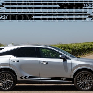2 colori Nuovo esclusivo Sport Sticker Decal Sportello laterale per Lexus RX
