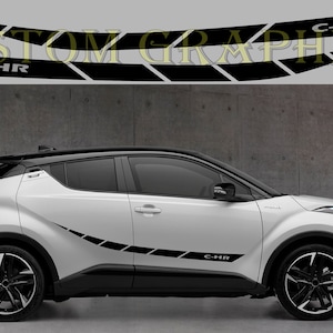 2 colori Nuovo esclusivo Sport Sticker Decal Sportello laterale per Toyota C-HR GR Sport 2021