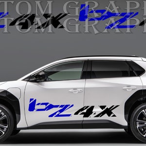 2 colori Nuovo esclusivo Sport Sticker Decal Sportello laterale per Toyota bZ4X 2023