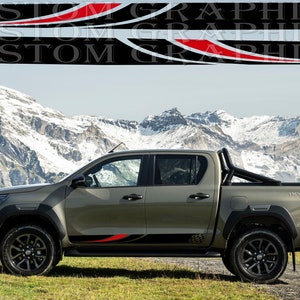 2 colori Nuovo esclusivo Sport Sticker Decal Sportello laterale per Toyota Hilux 2023