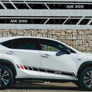 2 colori Nuovo esclusivo Sport Sticker Decal Sportello laterale per Lexus NX