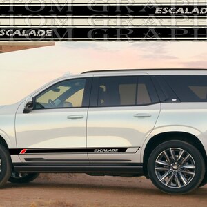 Sport Sticker Decal Side Door Stripes Compatible with Cadillac Escalade 2021