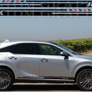 2 colori Nuovo esclusivo Sport Sticker Decal Sportello laterale per Lexus RX