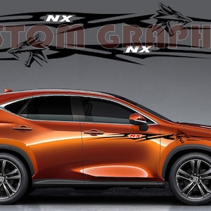 2 colori Nuovo esclusivo Sport Sticker Decal Sportello laterale per Lexus NX