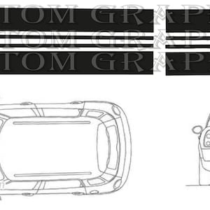 2 colori Nuovo esclusivo Sport Sticker Decal Sportello laterale per Tiguan