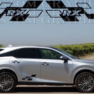 2 colori Nuovo esclusivo Sport Sticker Decal Sportello laterale per Lexus RX