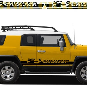 2 colori Nuovo esclusivo Sport Sticker Decal Sportello laterale per Toyota FJ Cruiser