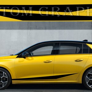 2 colori Nuovo esclusivo Sport Sticker Decal Sportello laterale per Opel Astra