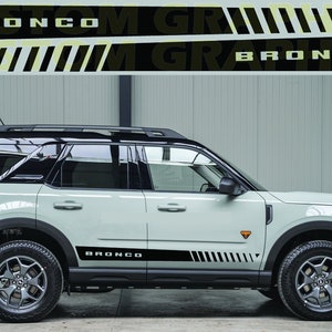 Nowa naklejka na drzwi boczne Sport Side o sportowym wzornictwie, kompatybilna z Ford Bronco Sport