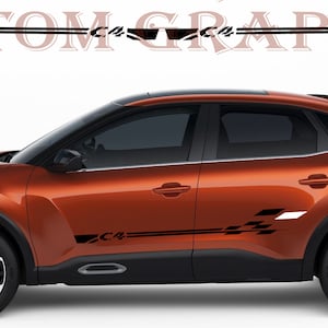 2 colori Nuovo esclusivo Sport Sticker Decal Sportello laterale per Citroen C4