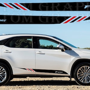 Lexus Rx Chrome Delete BOGAR TECH Gloss Black Chrome Delete Overlays