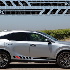 2 colori Nuovo esclusivo Sport Sticker Decal Sportello laterale per Lexus RX