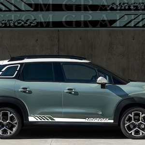 2 colori Nuovo esclusivo Sport Sticker Decal Sportello laterale per Citroen C3 Aircross 2022