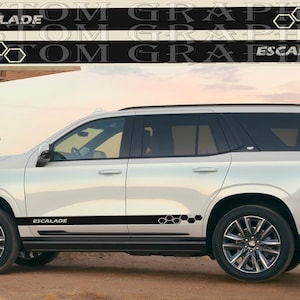 2 colori Nuovo esclusivo Sport Sticker Decal Sportello laterale per Cadillac Escalade 2021
