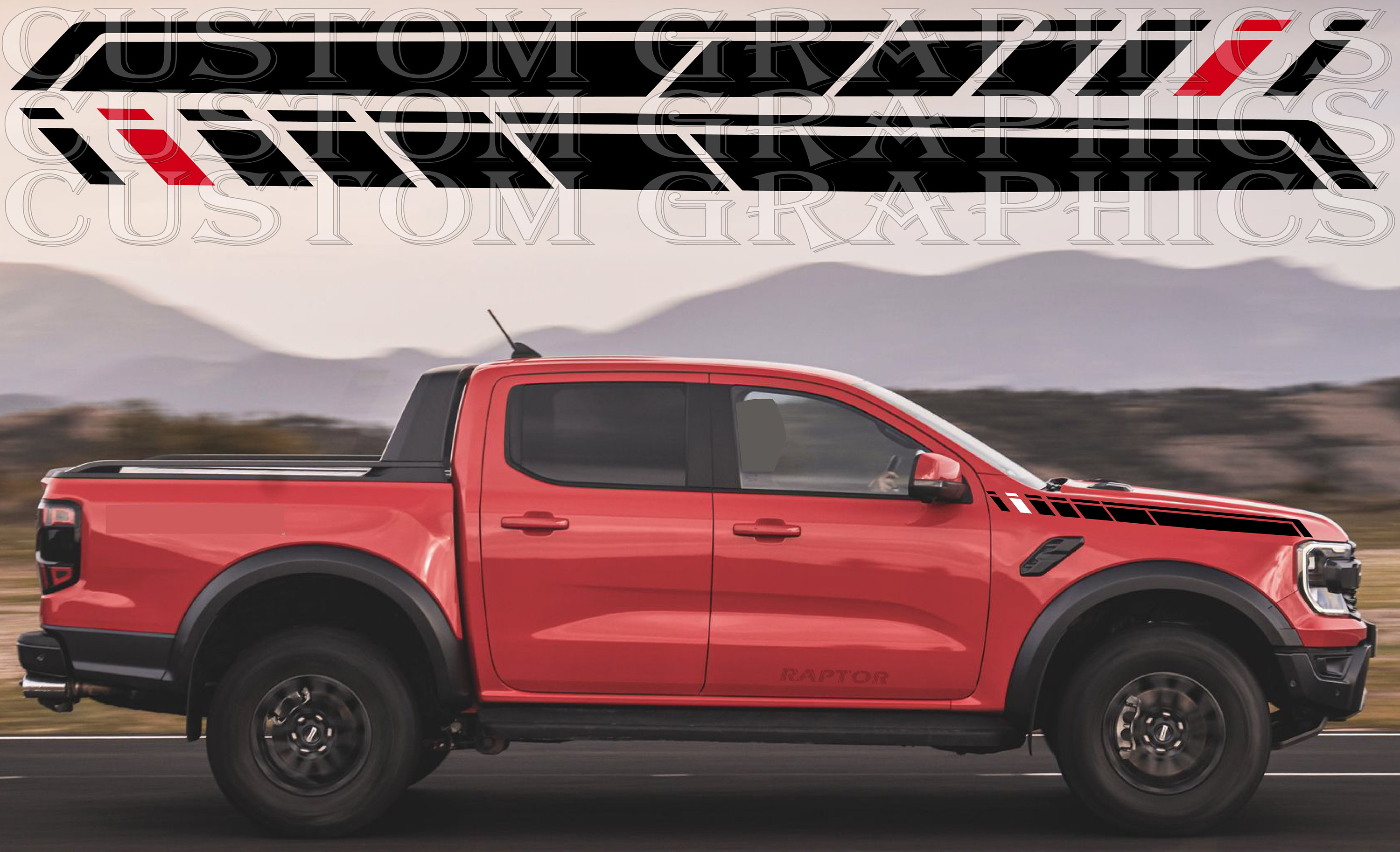 Custom Auto Vinyl Graphics Compatible With Ford Ranger - Etsy