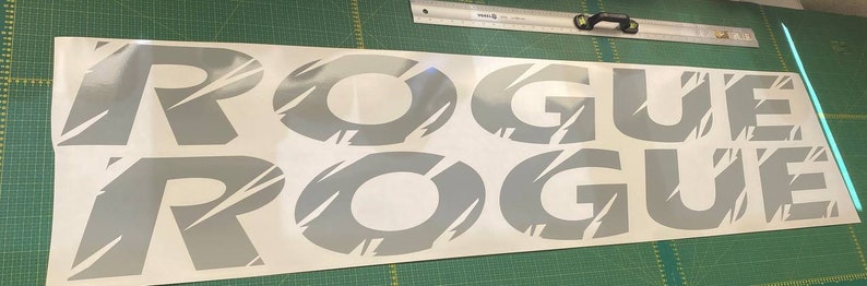 Rogue Letters Rogue Inscription Decal Set: Sport Stripe Body Kit - Etsy