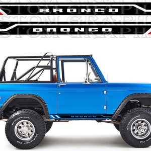 2 colori Nuovo esclusivo Sport Sticker Decal Sportello laterale per Bronco