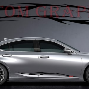 2 colori Nuovo esclusivo Sport Sticker Decal Sportello laterale per Lexus ES