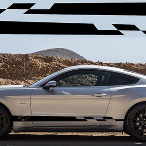 Exclusive Classic Stripe Decal Graphic stickers Kit Compatible with Mustang
