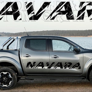 2 colori Nuovo esclusivo Sport Sticker Decal Sportello laterale per Nissan Navara Double Cab Pro-4x
