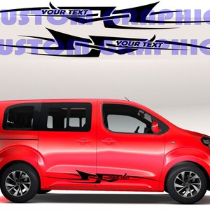 Custom Sport Stripe Decal: Universal Side Door Sticker