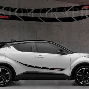 2 colori Nuovo esclusivo Sport Sticker Decal Sportello laterale per Toyota C-HR GR Sport 2021