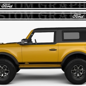 2 colori Nuovo esclusivo Sport Sticker Decal Sportello laterale per Bronco
