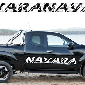 2 colori Nuovo esclusivo Sport Sticker Decal Sportello laterale per Nissan Navara King Cab