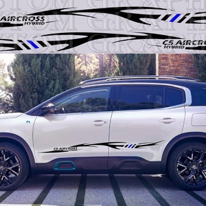 2 colori Nuovo esclusivo Sport Sticker Decal Sportello laterale per Citroen C5 Aircross Hybrid 2020